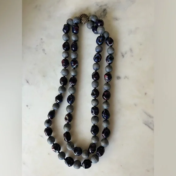 Vintage Costume Beaded Jewelry Necklaces Earrings Bracelet floral green orange - Picture 14 of 15